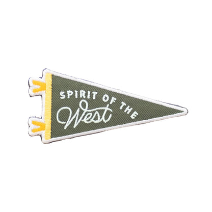 Spirit of the West Embroidered Iron on Patch