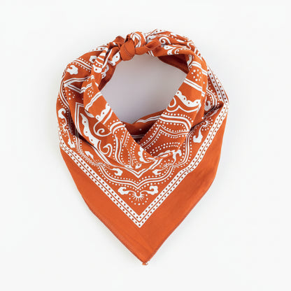 Western Bandana, Marmalade Orange