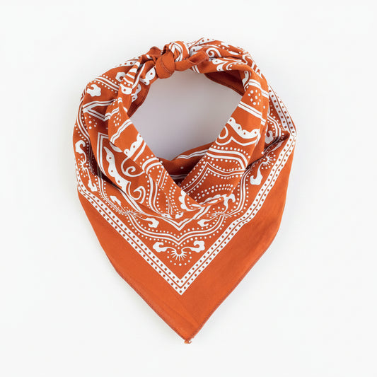 Western Bandana, Marmalade Orange