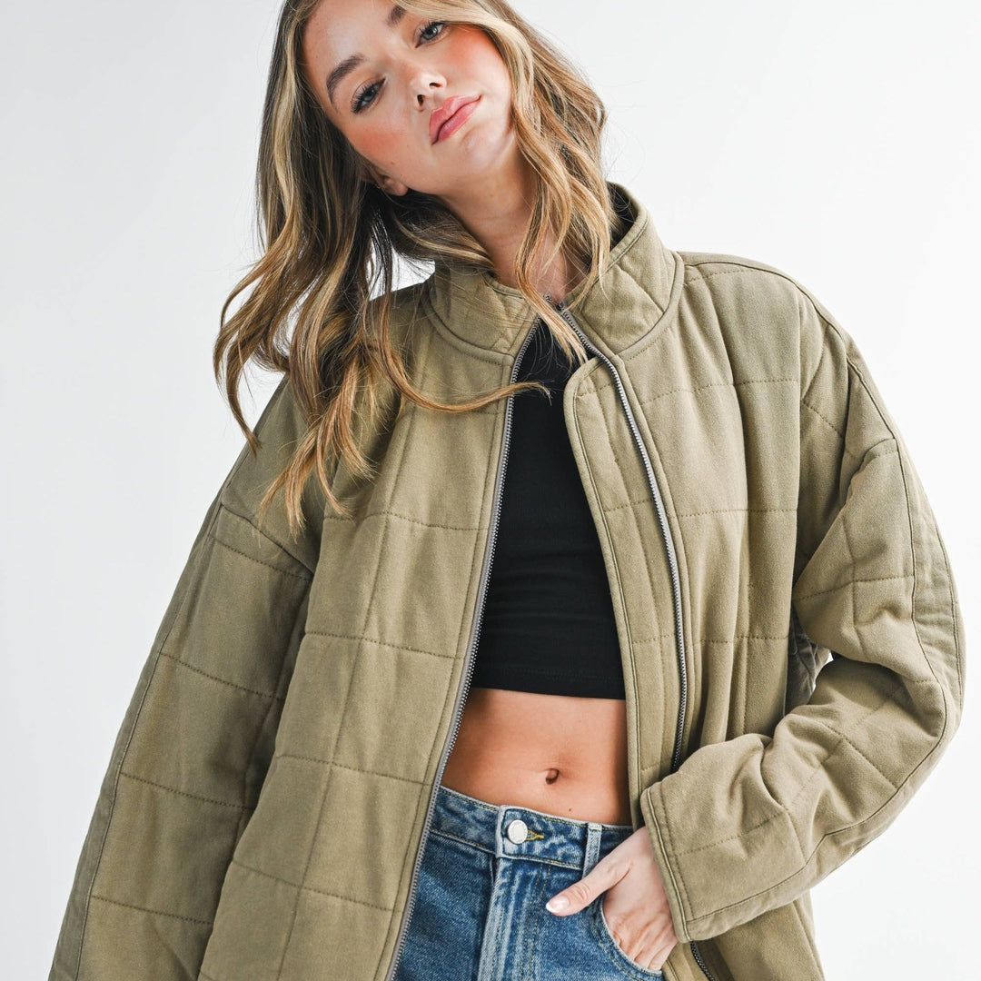 Quilted Oversize Jacket