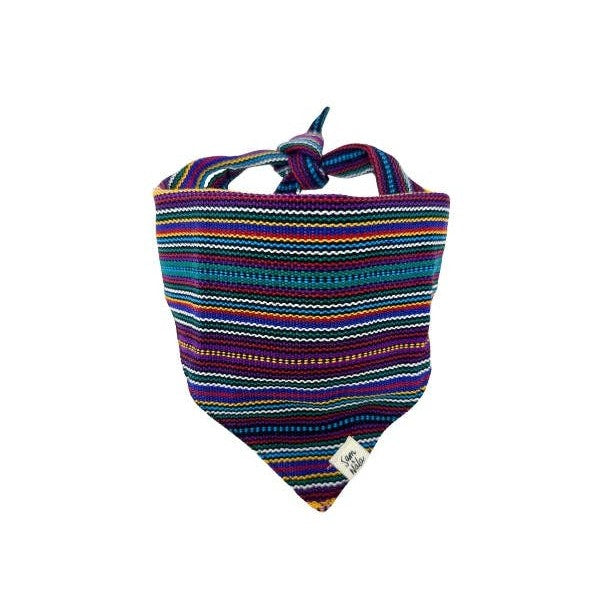Market Day Dog Bandana – Handwoven Colorful Cotton
