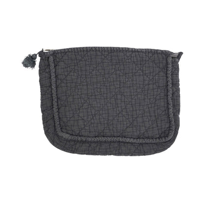Soft Cotton Quilted Cosmetic Bag