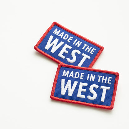 Made In The West Embroidered Iron on Patch