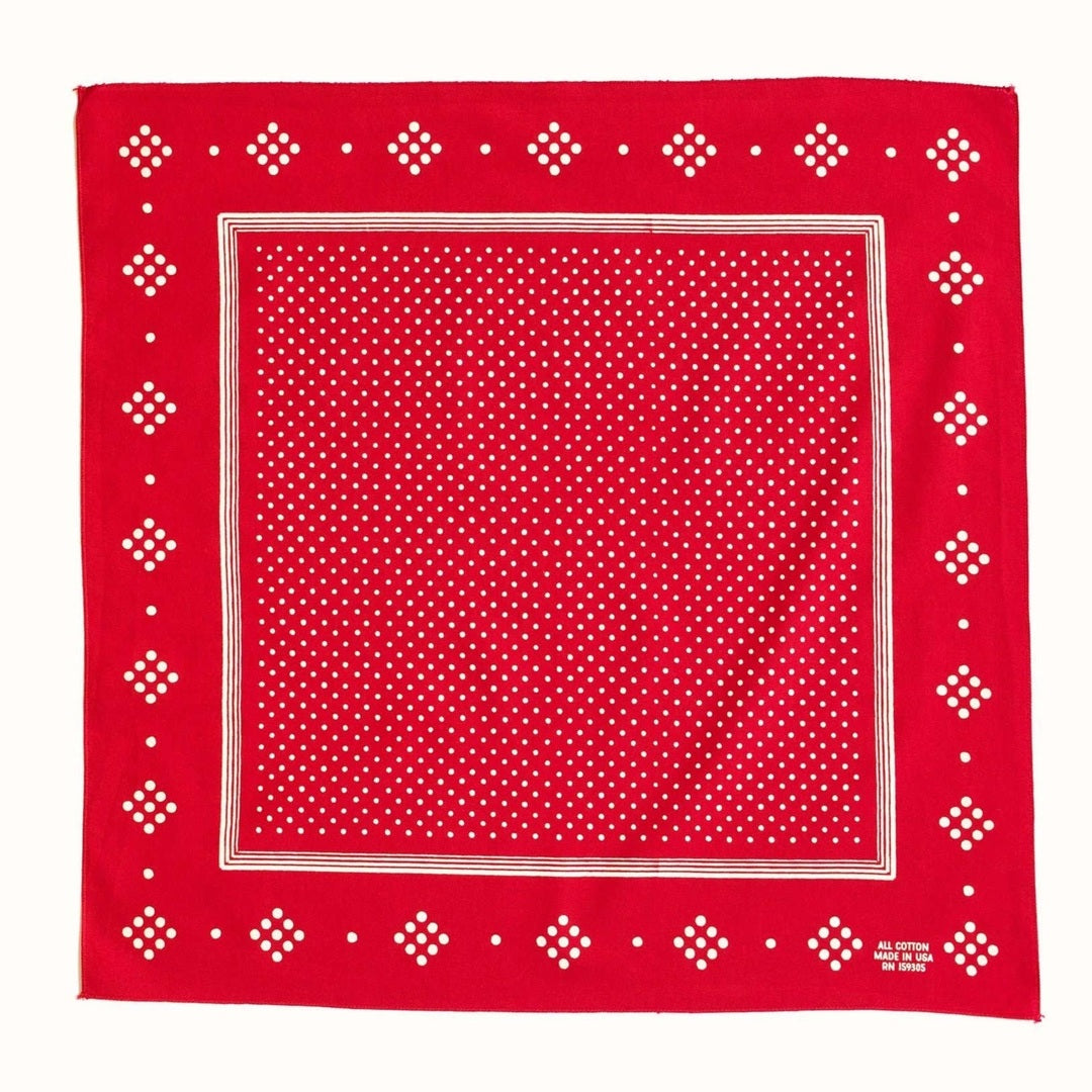 Red Polka Dot Bandana