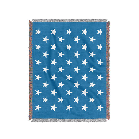 50 Stars Woven Blanket
