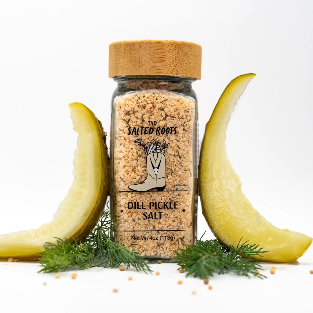 Dill pickle salt