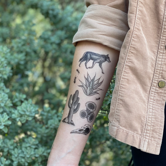 Desert Wild Temporary Tattoo