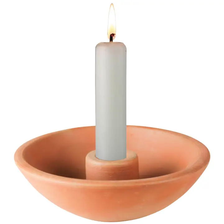 Saltillo Terracotta Taper Candle Holder