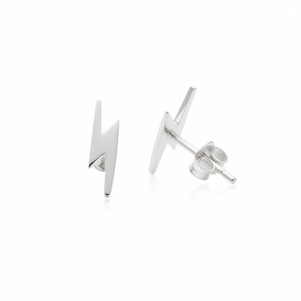 Tiny Lightning Bolt Earrings