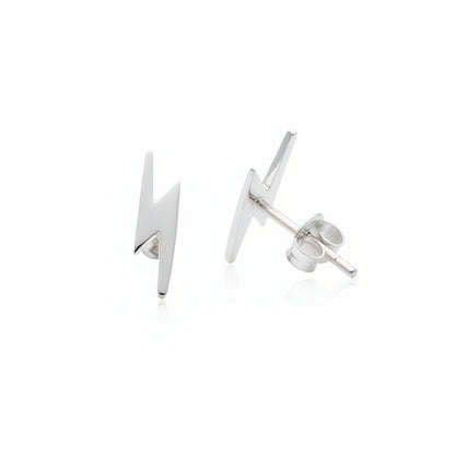Tiny Lightning Bolt Earrings