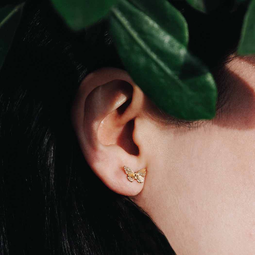 Tiny Butterfly Earrings