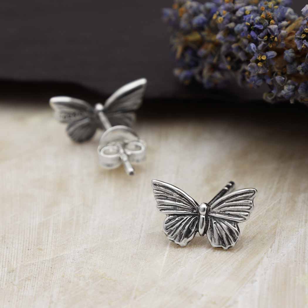 Tiny Butterfly Earrings