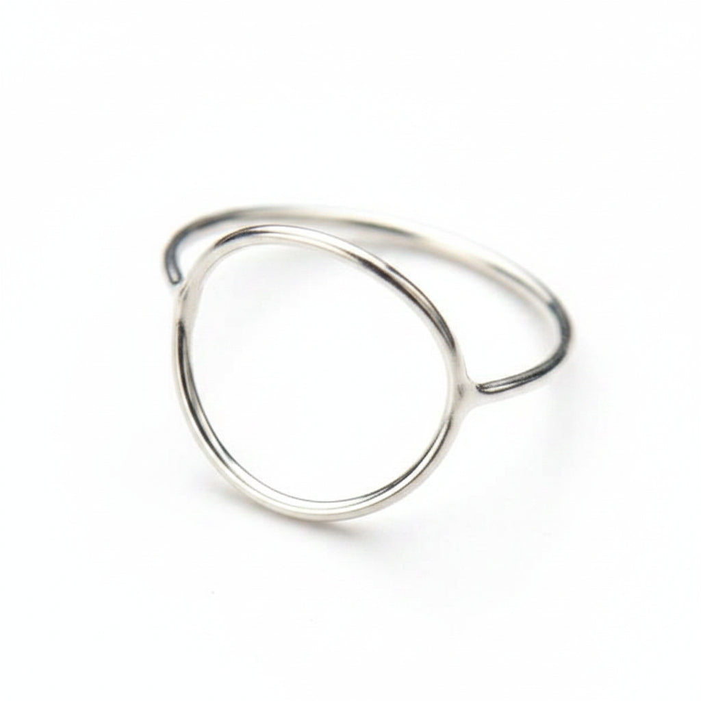 Wire Open Circle Ring