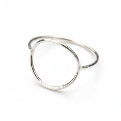 Wire Open Circle Ring