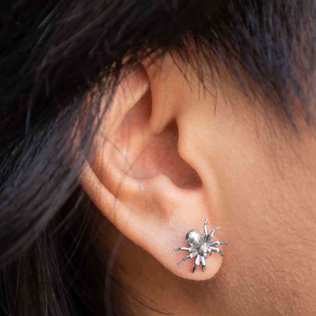 Tiny Spider Earrings