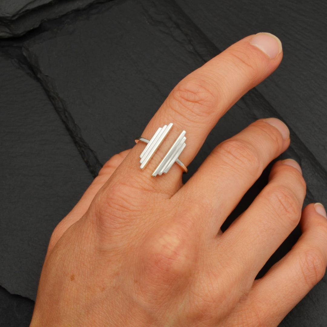 Stepped Bar Ring