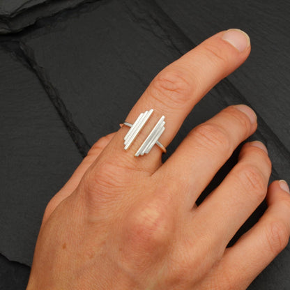 Stepped Bar Ring
