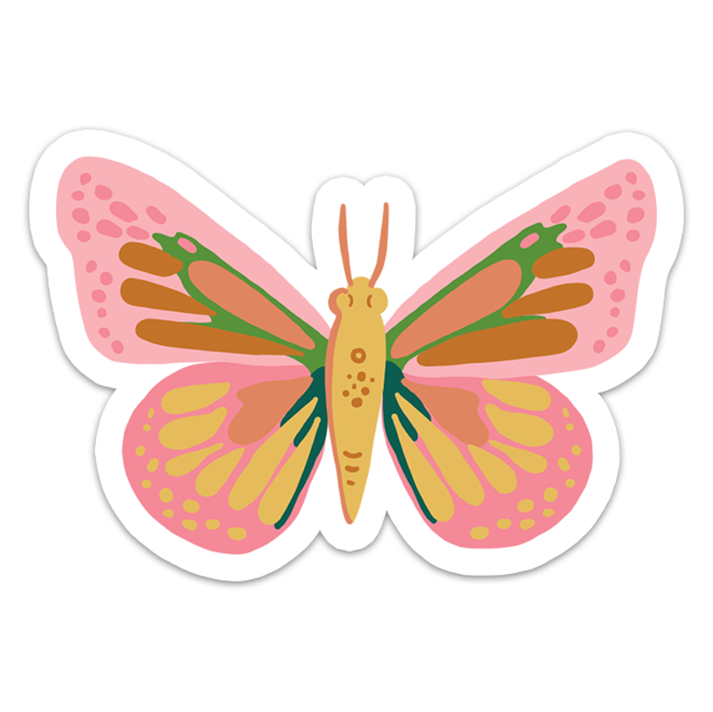 Butterfly Vinyl Sticker