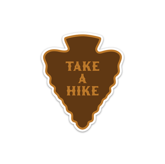 Take A Hike Vinyl Sticker