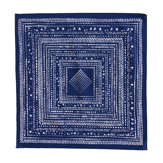 Navy Dot Dash Bandana