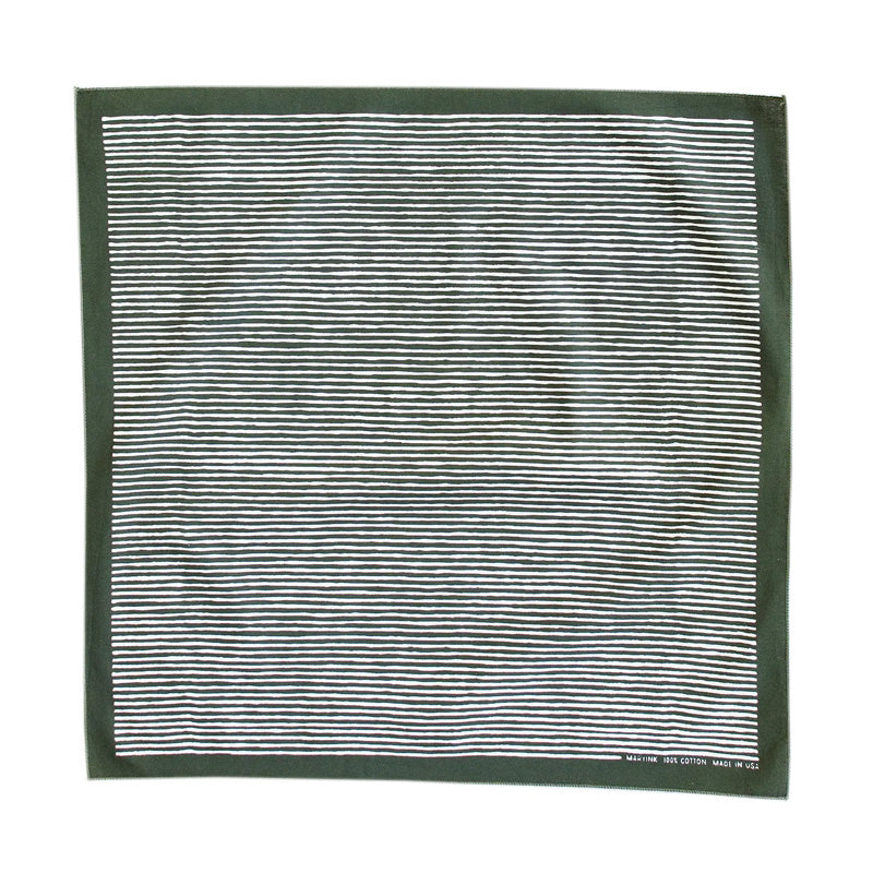 Olive Stripe Bandana