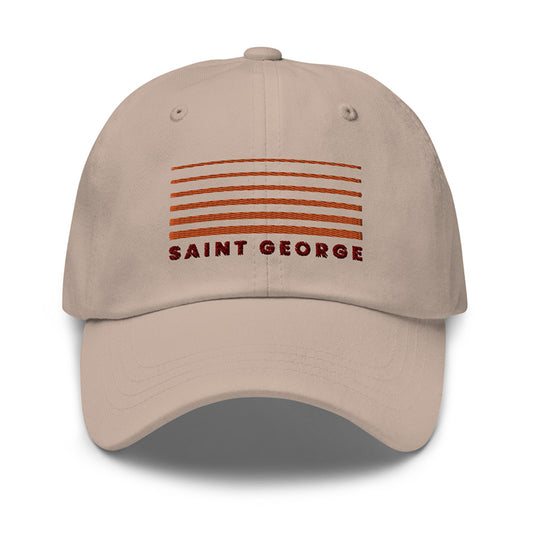 Saint George Simple Sunset Classic Dad Hat