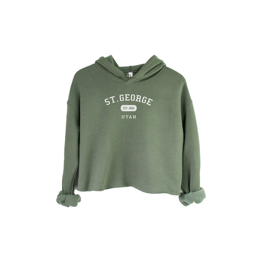 St. George Utah Athletic Cropped Hoodie