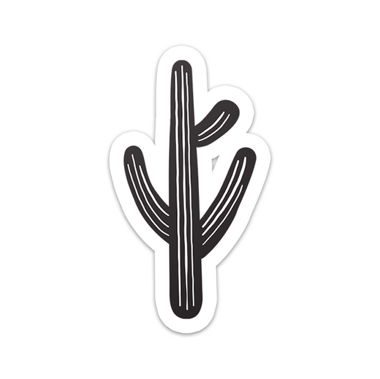 Funky Saguaro Vinyl Sticker