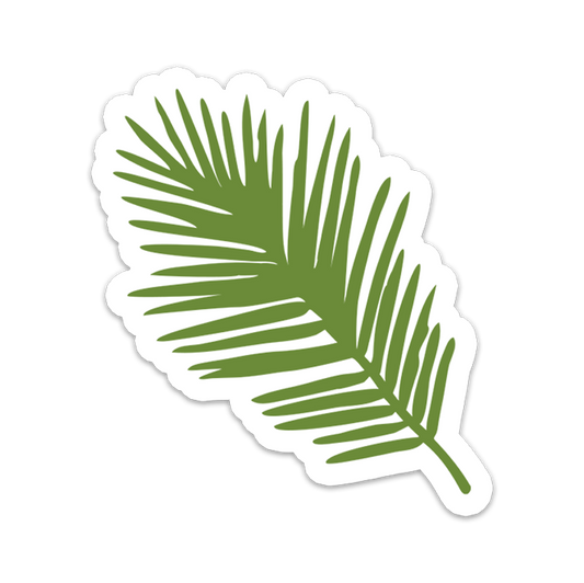 Palm Leaf Vinyl Sticker