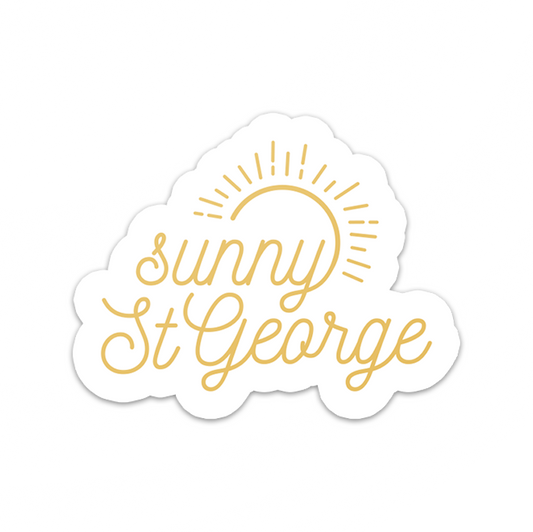 Sunny St. George Vinyl Sticker
